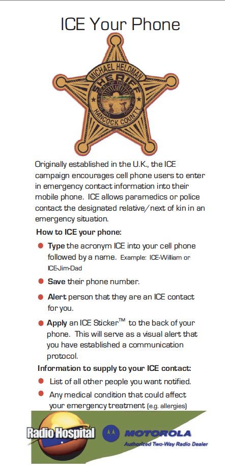 ICE Sticker Awareness Flyer